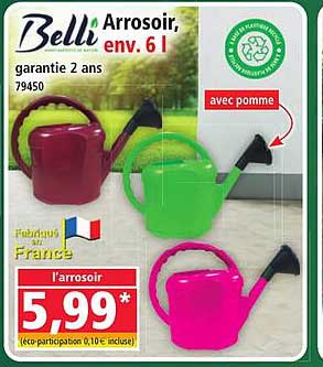 Belli Arrosoir, env. 6 l