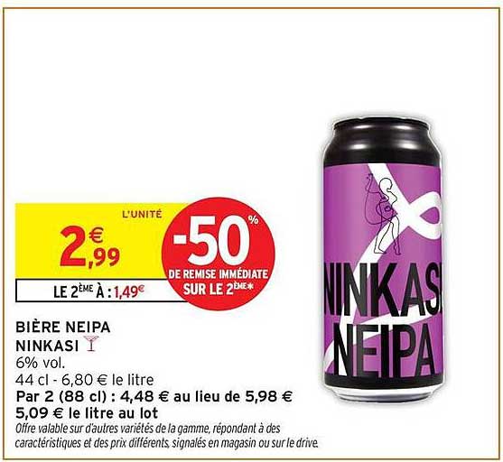 BIÈRE NEIPA NINKASI