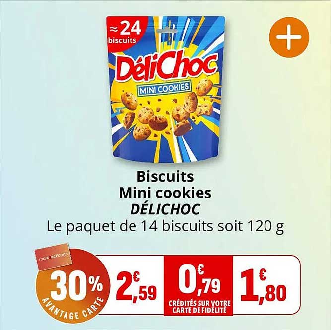 Biscuits Mini cookies DÉLICHOC