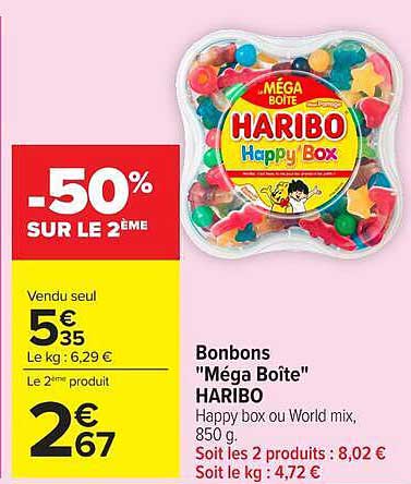 Bonbons "Méga Boîte" HARIBO