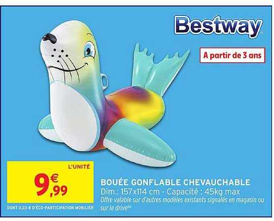 BOUÉE GONFLABLE CHEVAUCHABLE