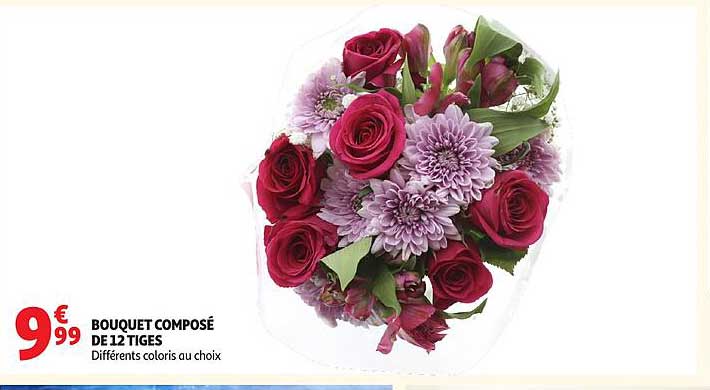 BOUQUET COMPOSÉ DE 12 TIGES