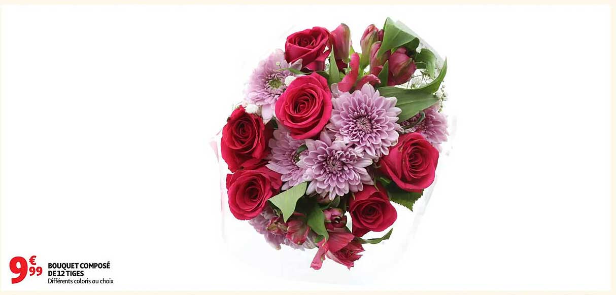 BOUQUET COMPOSÉ DE 12 TIGES