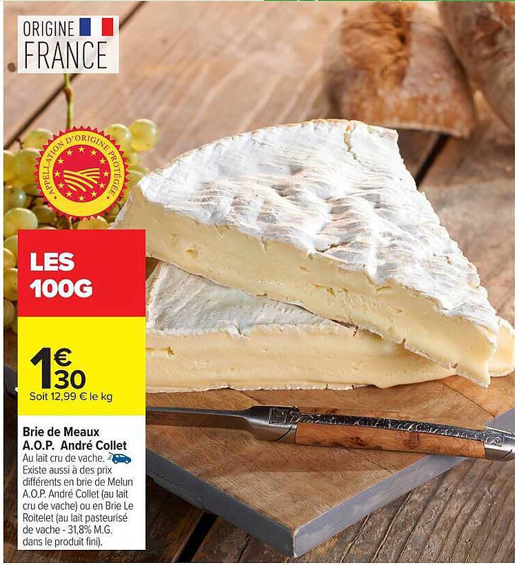 Brie de Meaux A.O.P. André Collet