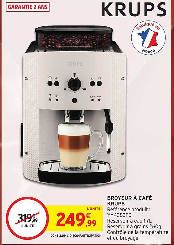BROYEUR À CAFÉ KRUPS