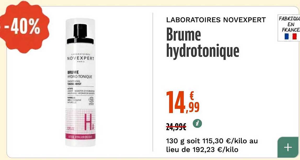 Brume hydrotonique