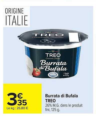 Burrata di Bufala TREO