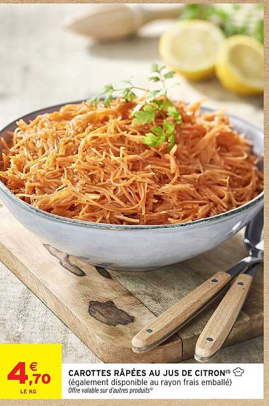 CAROTTES RÂPÉES AU JUS DE CITRON(1)