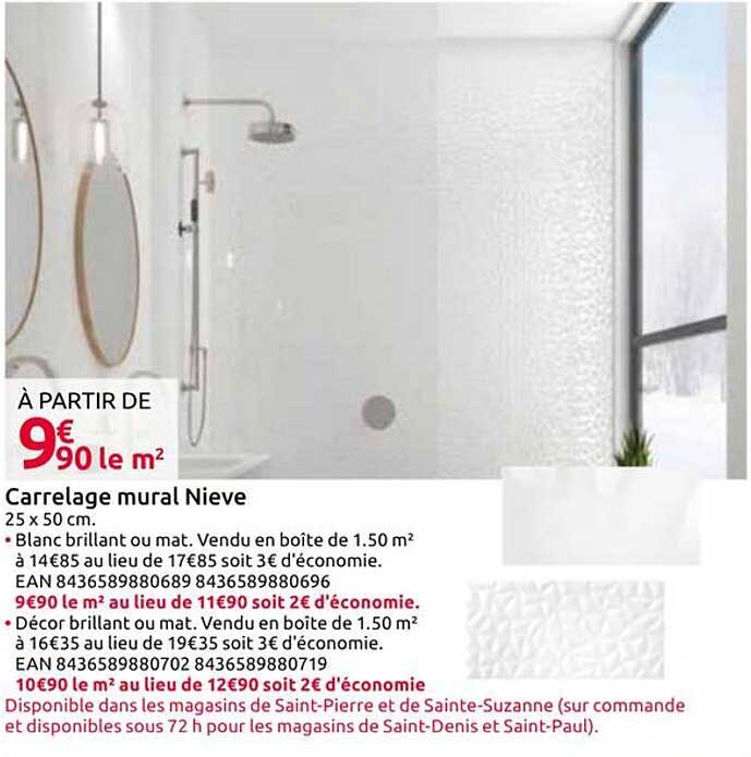 Carrelage mural Nieve