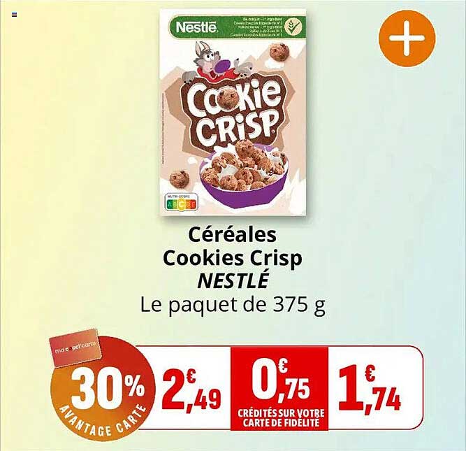 Céréales Cookies Crisp NESTLÉ