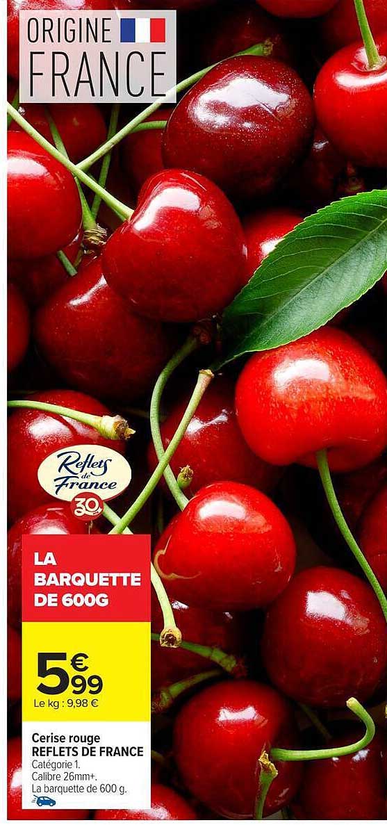 Cerise rouge REFLETS DE FRANCE