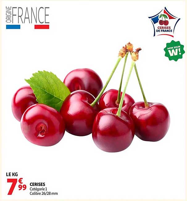 CERISES Catégorie 1 Calibre 26/28 mm