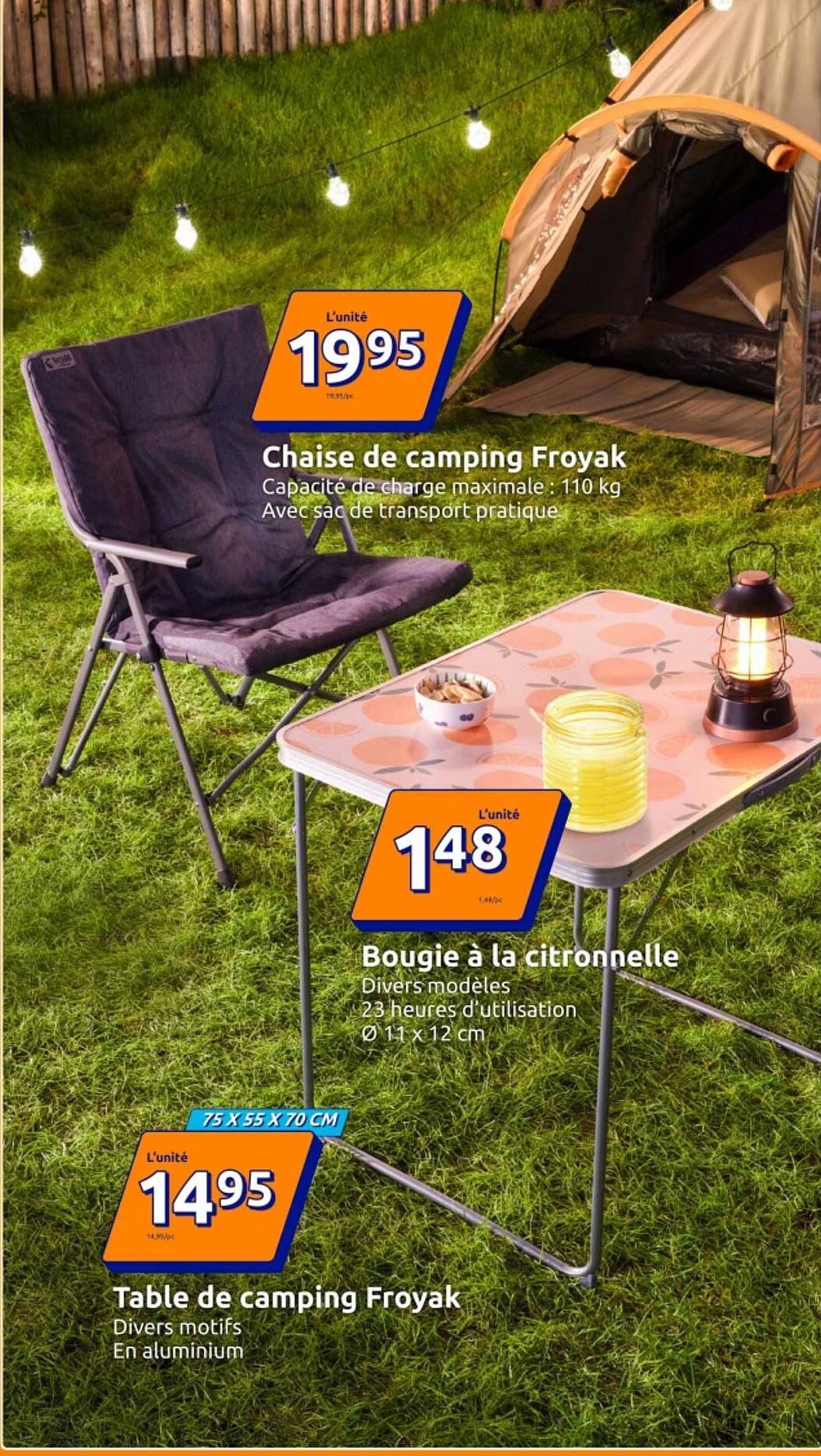 Chaise de camping Froyak