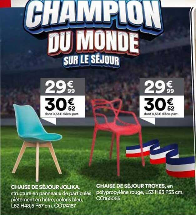 CHAMPION DU MONDE SUR LE SEJOUR