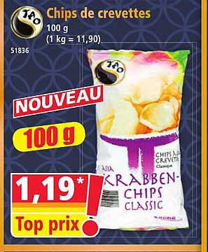 Chips de crevettes