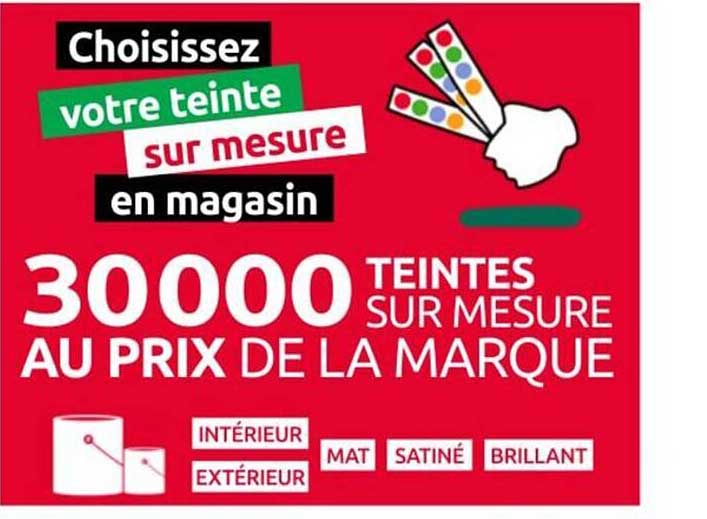 Choisissez votre teinte sur mesure en magasin