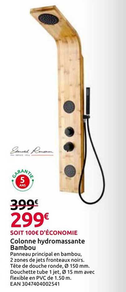 Colonne hydromassante Bambou