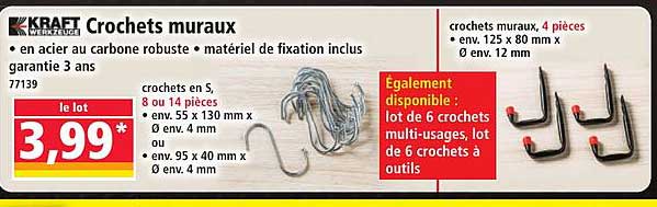 Crochets muraux