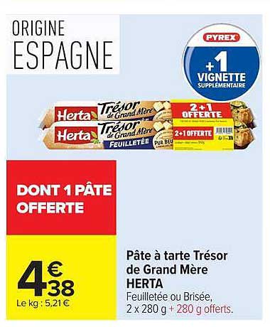DONT 1 PÂTE OFFERTE