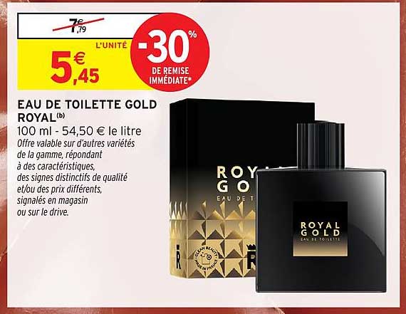 EAU DE TOILETTE GOLD ROYAL
