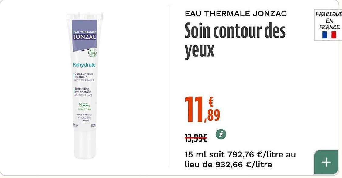 EAU THERMALE JONZAC Soin contour des yeux