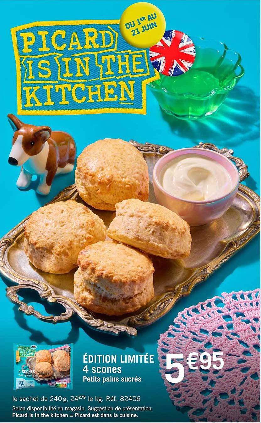 ÉDITION LIMITÉE 4 scones Petits pains sucrés