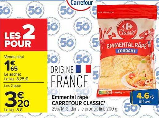 EMMENTAL RÂPÉ FONDANT