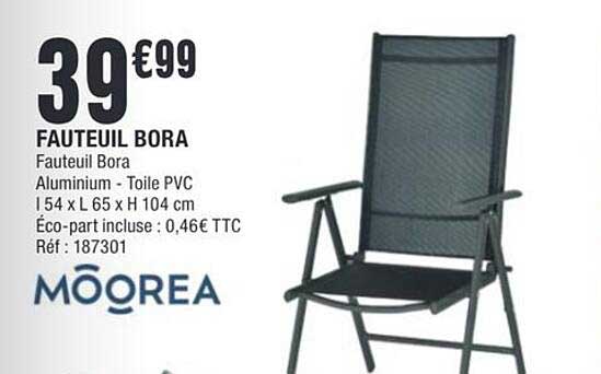 FAUTEUIL BORA