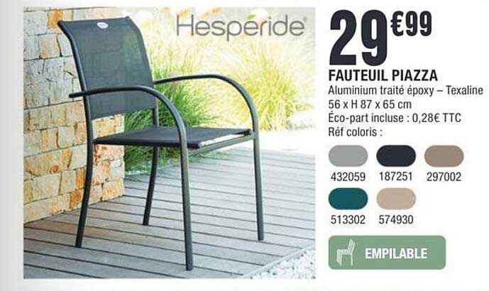 FAUTEUIL PIAZZA