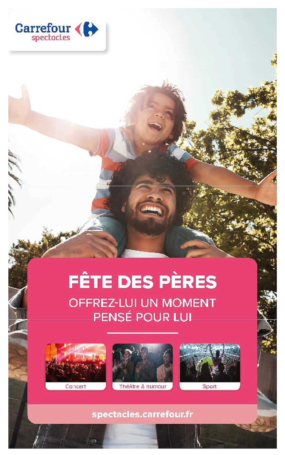 FÊTE DES PÈRES
OFFREZ-LUI UN MOMENT
PENSÉ POUR LUI