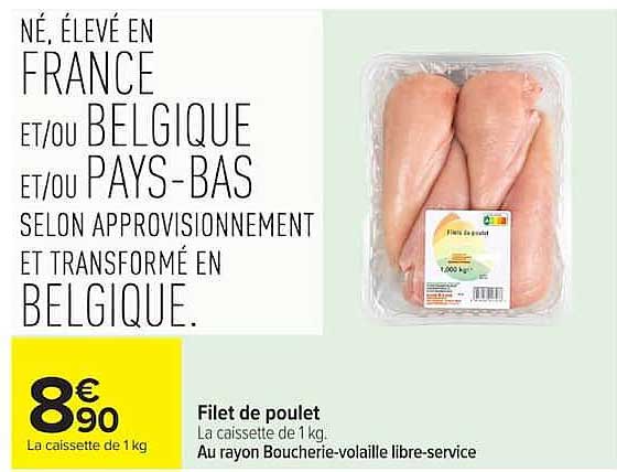 Filet de poulet