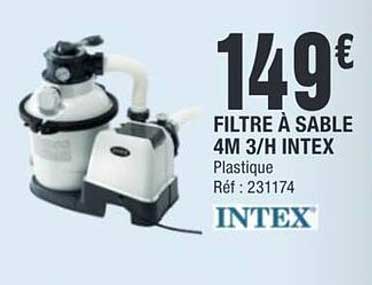 FILTRE À SABLE 4M 3/H INTEX