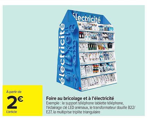 Foire au bricolage et à l'électricité