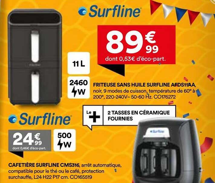 FRITEUSE SANS HUILE SURFLINE AFDS11AA