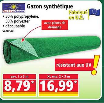 Gazon synthétique