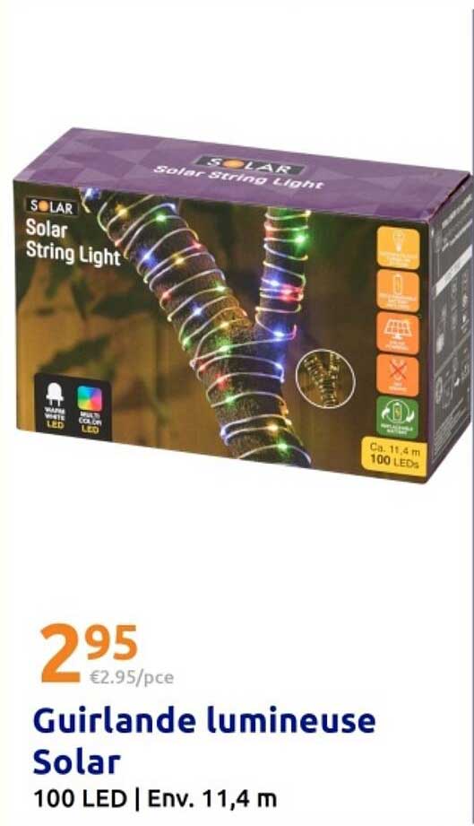 Guirlande lumineuse Solar