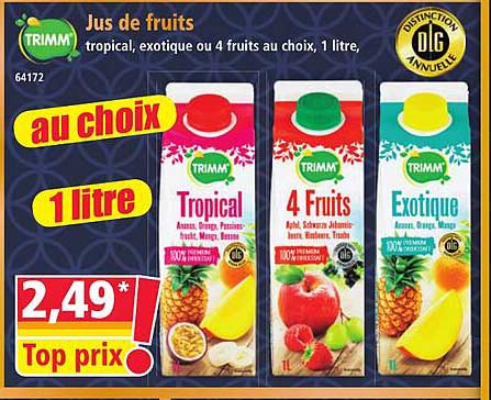 Jus de fruits