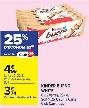 KINDER BUENO WHITE