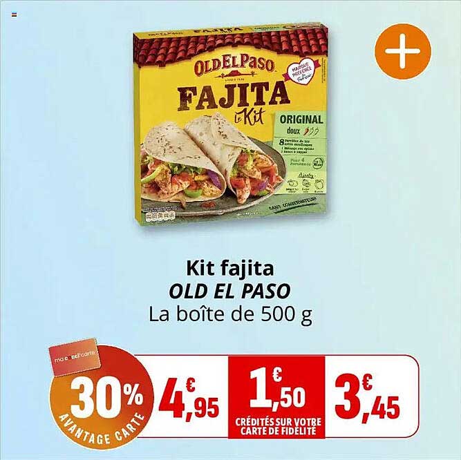 Kit fajita OLD EL PASO La boîte de 500 g