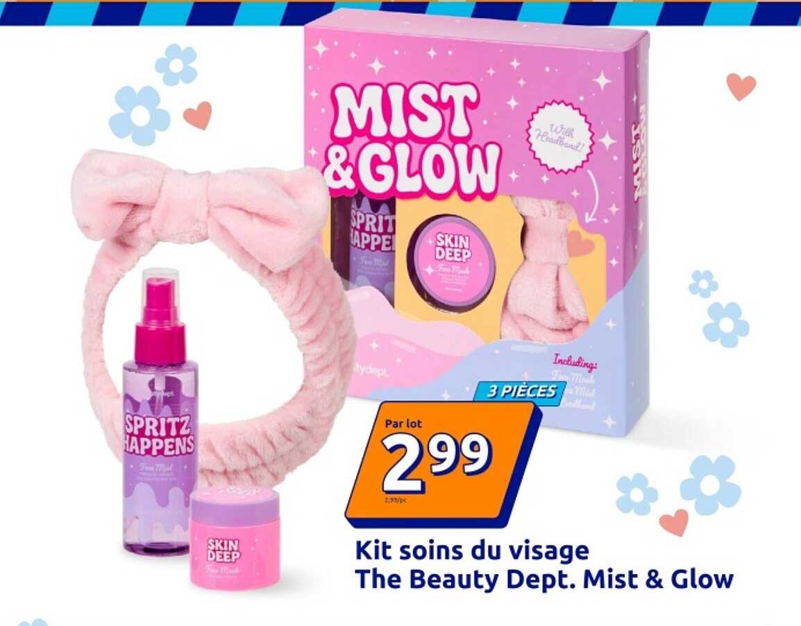 Kit soins du visage The Beauty Dept. Mist & Glow