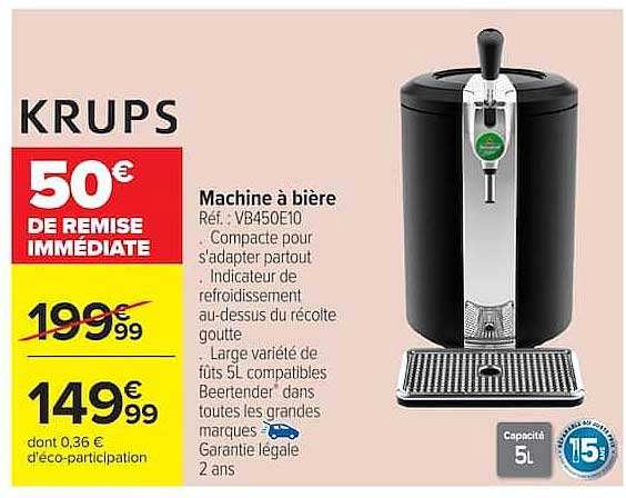 KRUPS Machine à bière