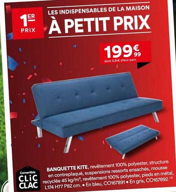LES INDISPENSABLES DE LA MAISON À PETIT PRIX