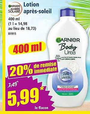 Lotion après-soleil 400 ml
