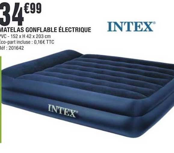 MATELAS GONFLABLE ÉLECTRIQUE