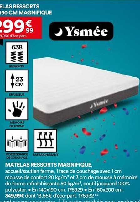 MATELAS RESSORTS MAGNIFIQUE