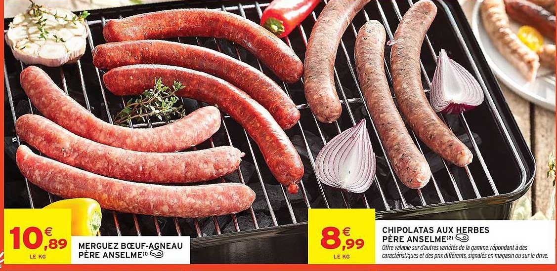 MERGUEZ BŒUF-AGNEAU PÈRE ANSELME