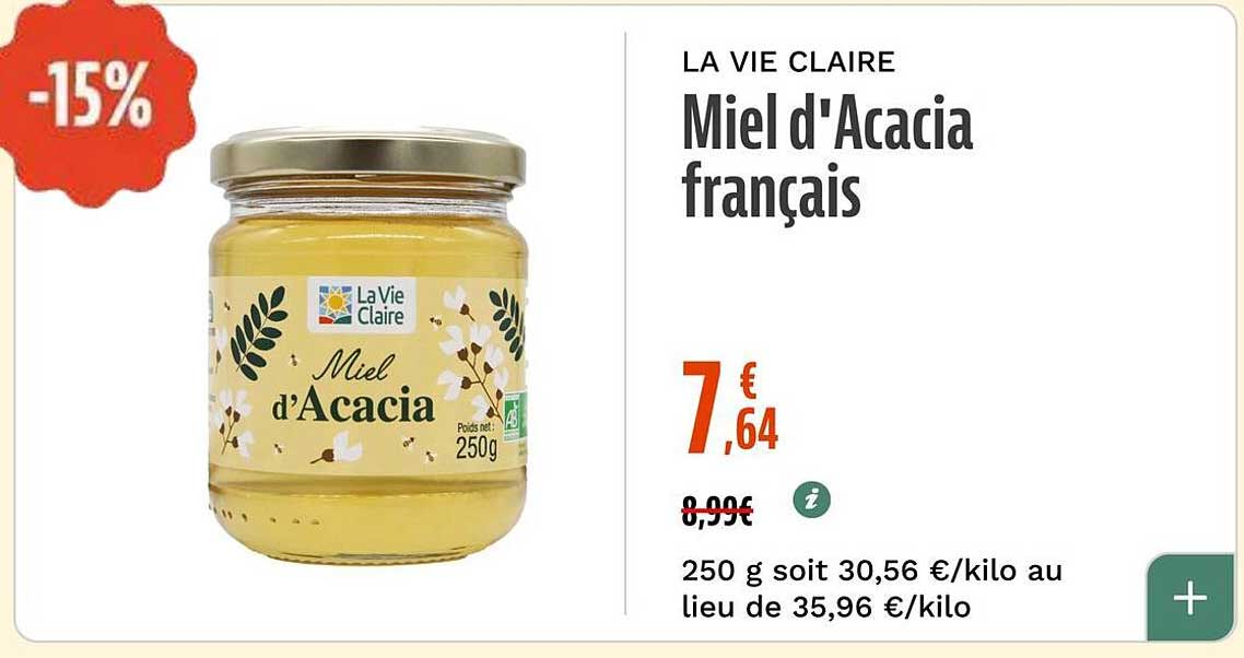 Miel d'Acacia français