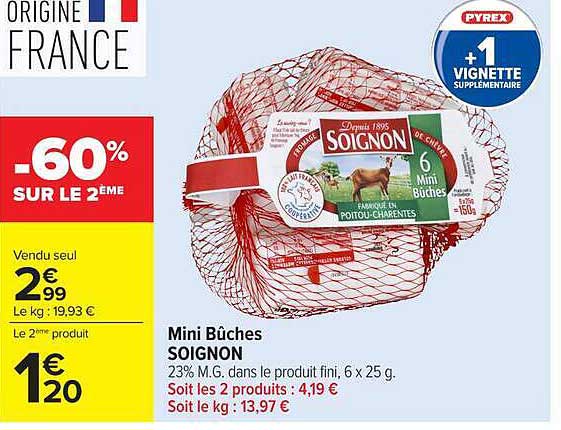 Mini Bûches SOIGNON
