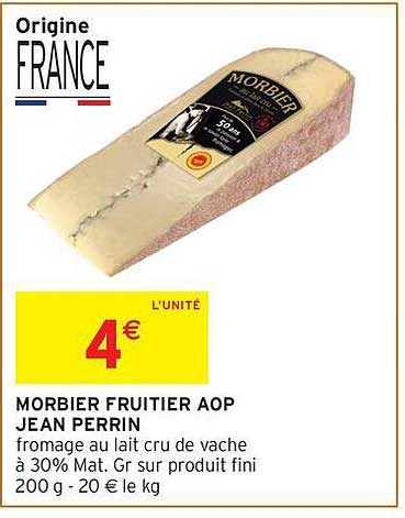 MORBIER FRUITIER AOP JEAN PERRIN