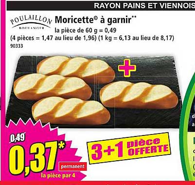 Moricette® à garnir**